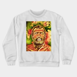 Ramakrishna Snow Portrait | Ramakrishna Artwork 15 Crewneck Sweatshirt